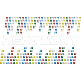 Glittering Kentucky Rhinestud Heat Press Designs for T Shirts